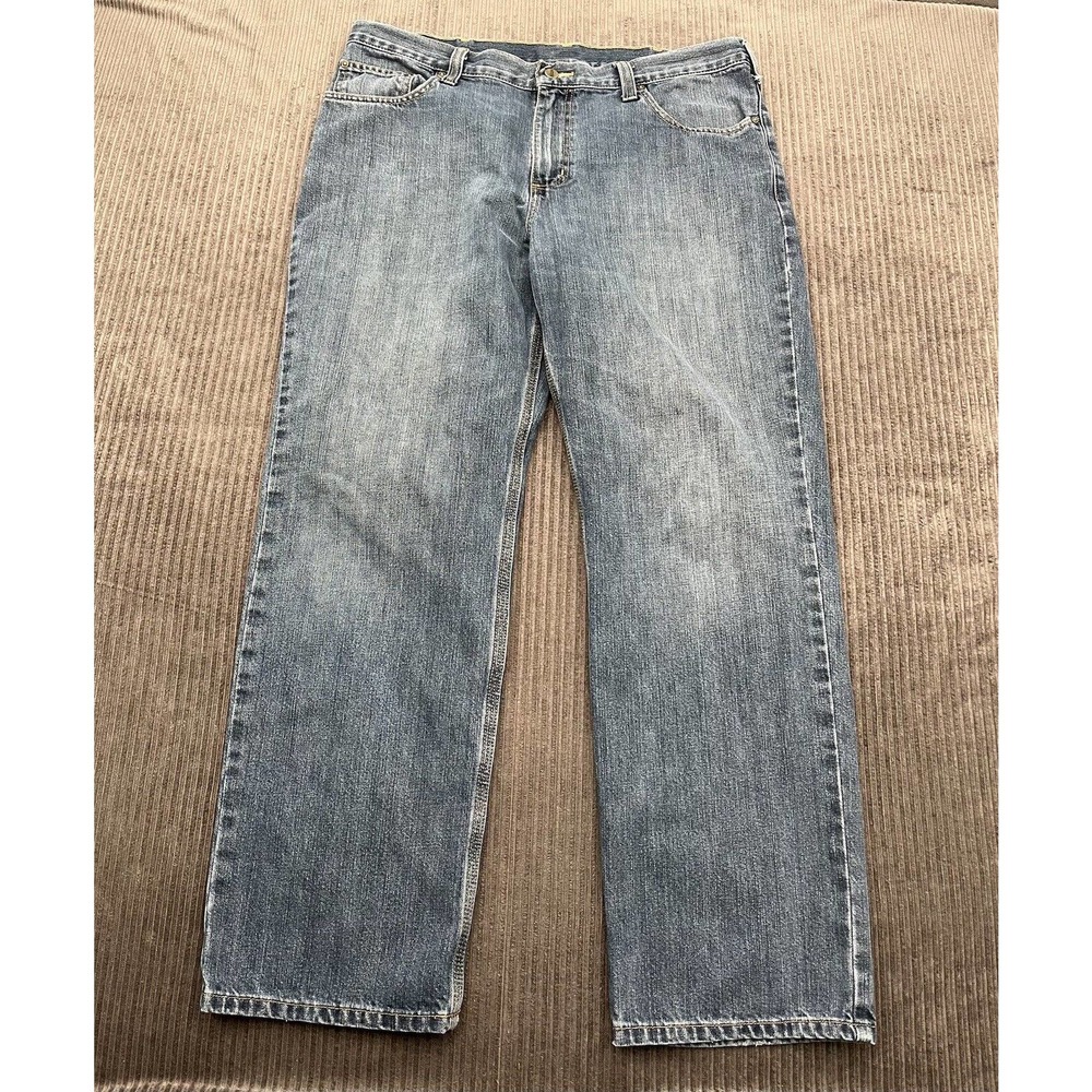 Carhartt Relaxed Fit Jeans‎ Men Size 36/30 Blue Cotton Workwear Outdoors.